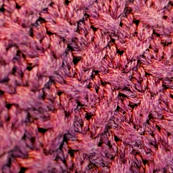 Sonoma Purple High/Low Side Vented Tunic Crewneck Sweater Size L - Picture 10 of 10